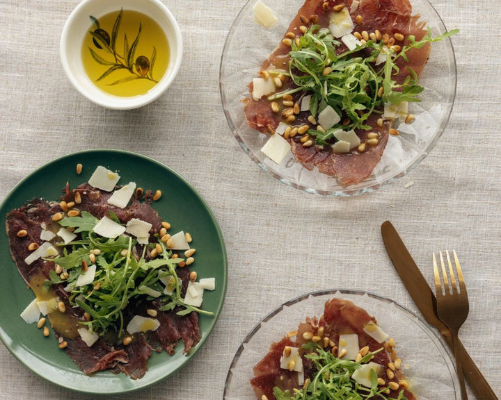 Carpaccio de longe de bœuf