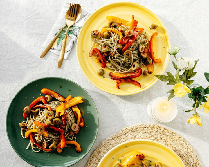 Linguines au basilic et à l'ail