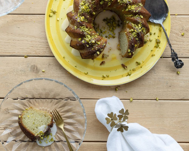 Gâteau au citron et aux pistaches