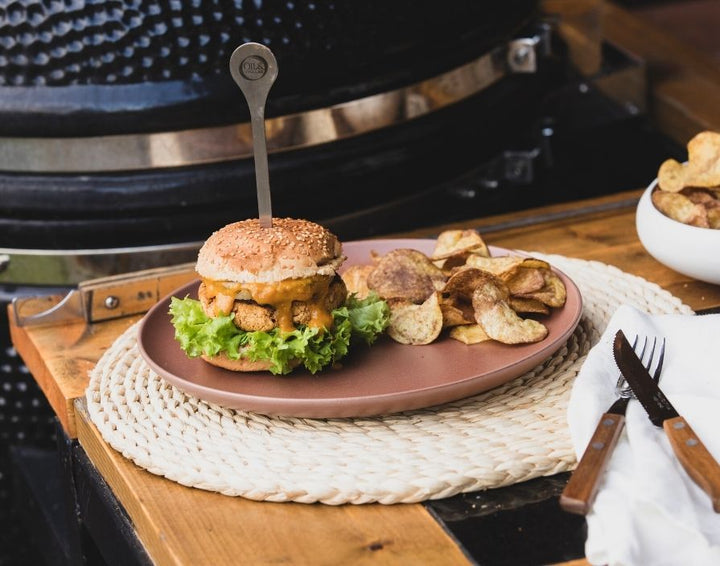 Burger végétarien épicé