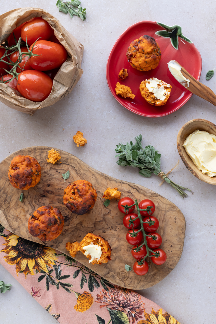 Tomatenbroodjes met Tomatenazijn