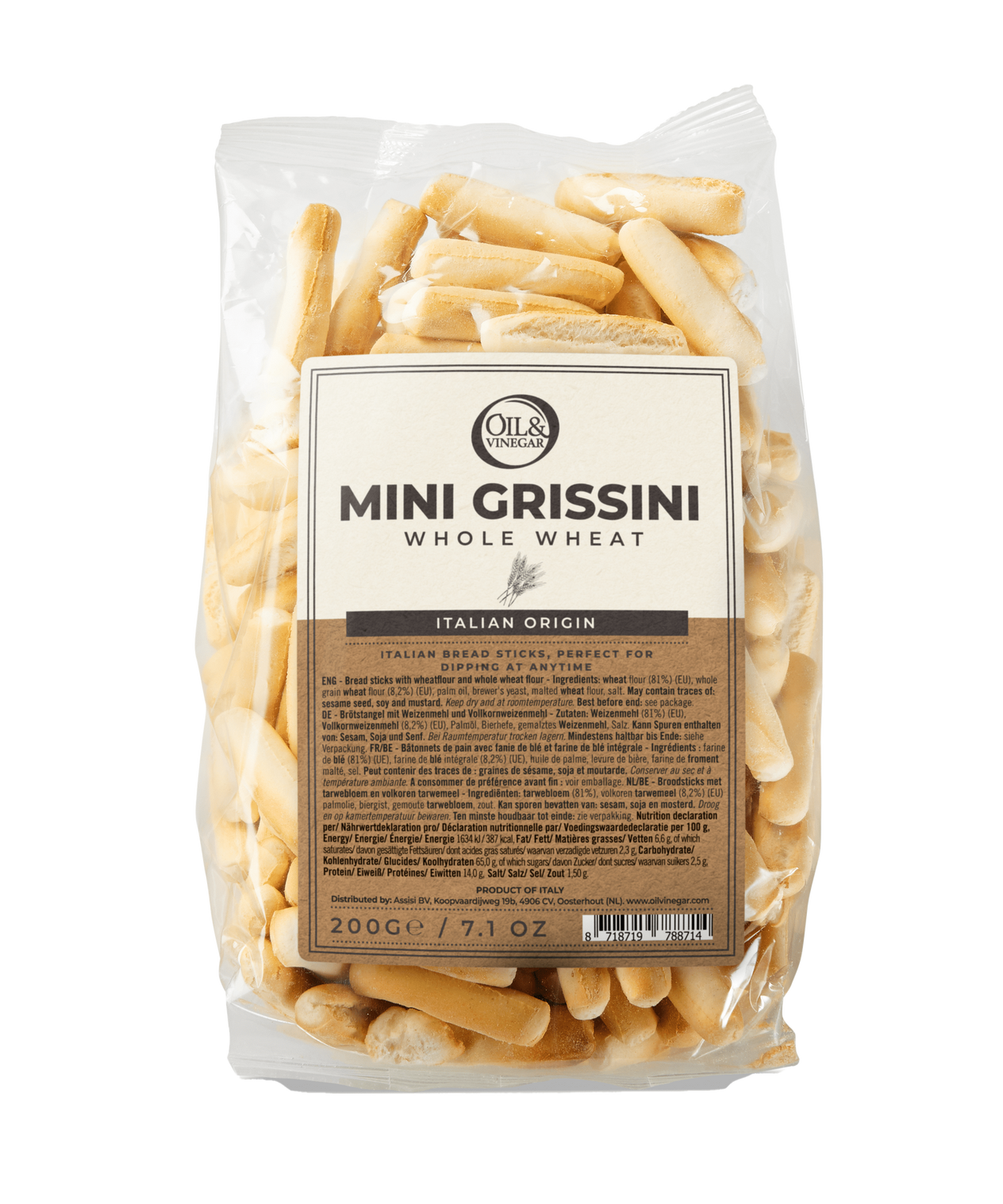 Mini Grissini Volkoren - 200g