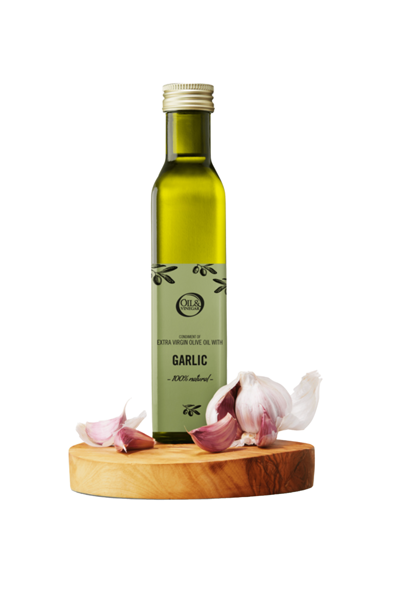 Huile d'olive extra vierge à l'ail - 250ml