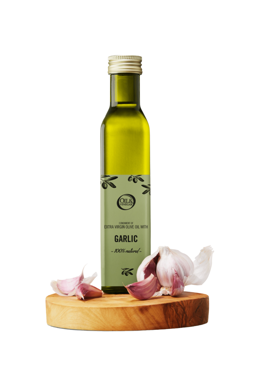 Huile d'Olive Extra Vierge à l'Ail - 250 ml