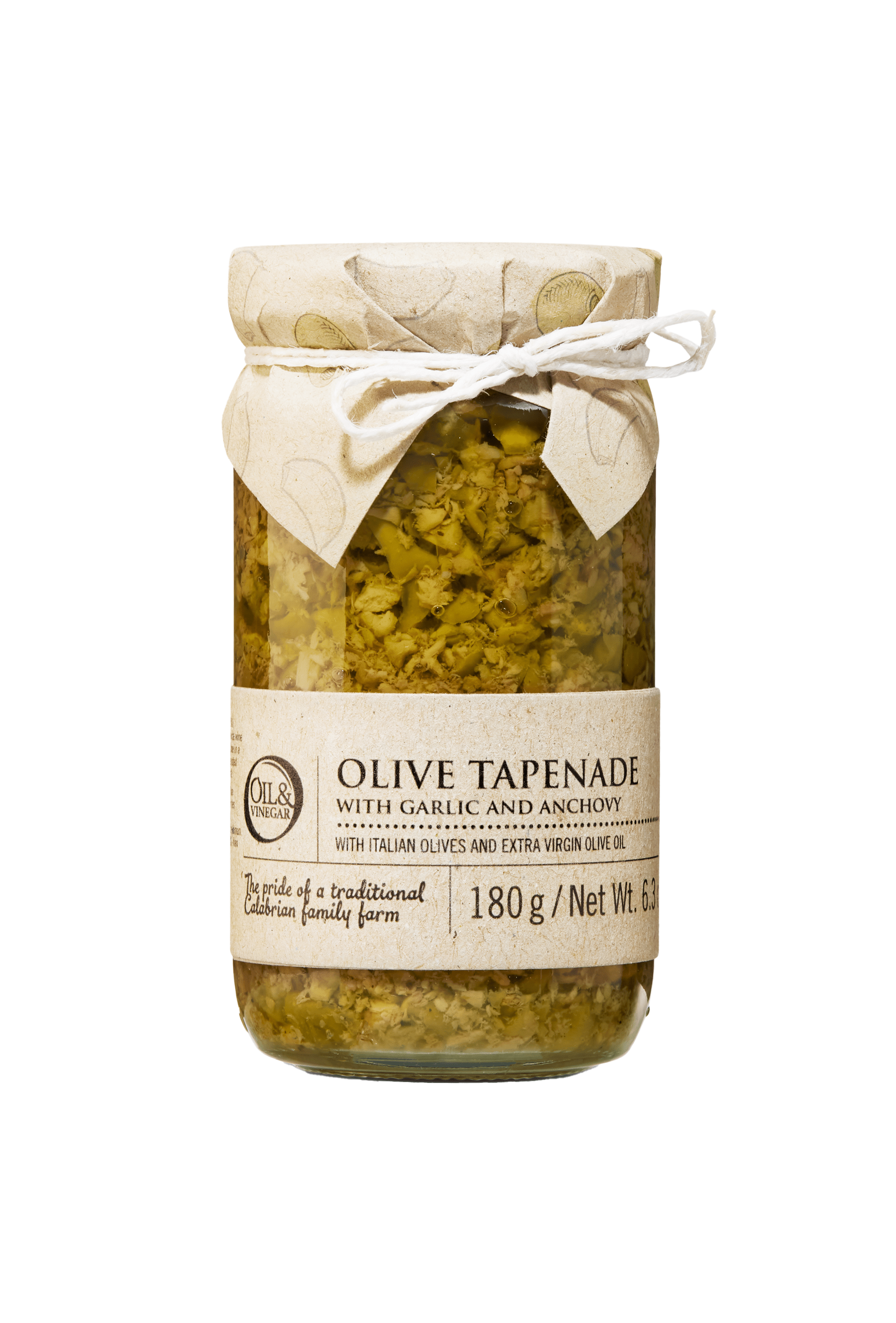 Olijven Tapenade met Knoflook en Ansjovis - 180g