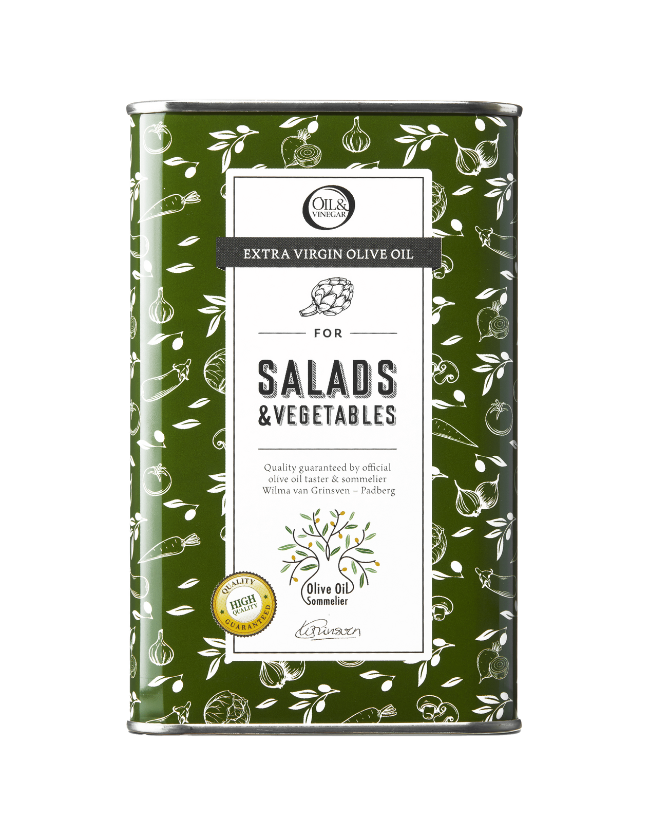 Huile d'Olive Extra Vierge Sommelier Salade & Légumes - 500 ml