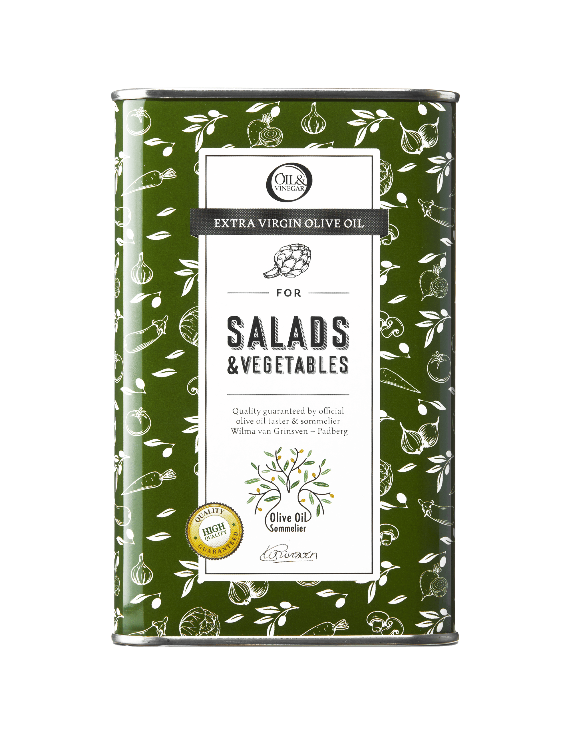 Huile d'Olive Extra Vierge Sommelier Salade & Légumes - 500 ml