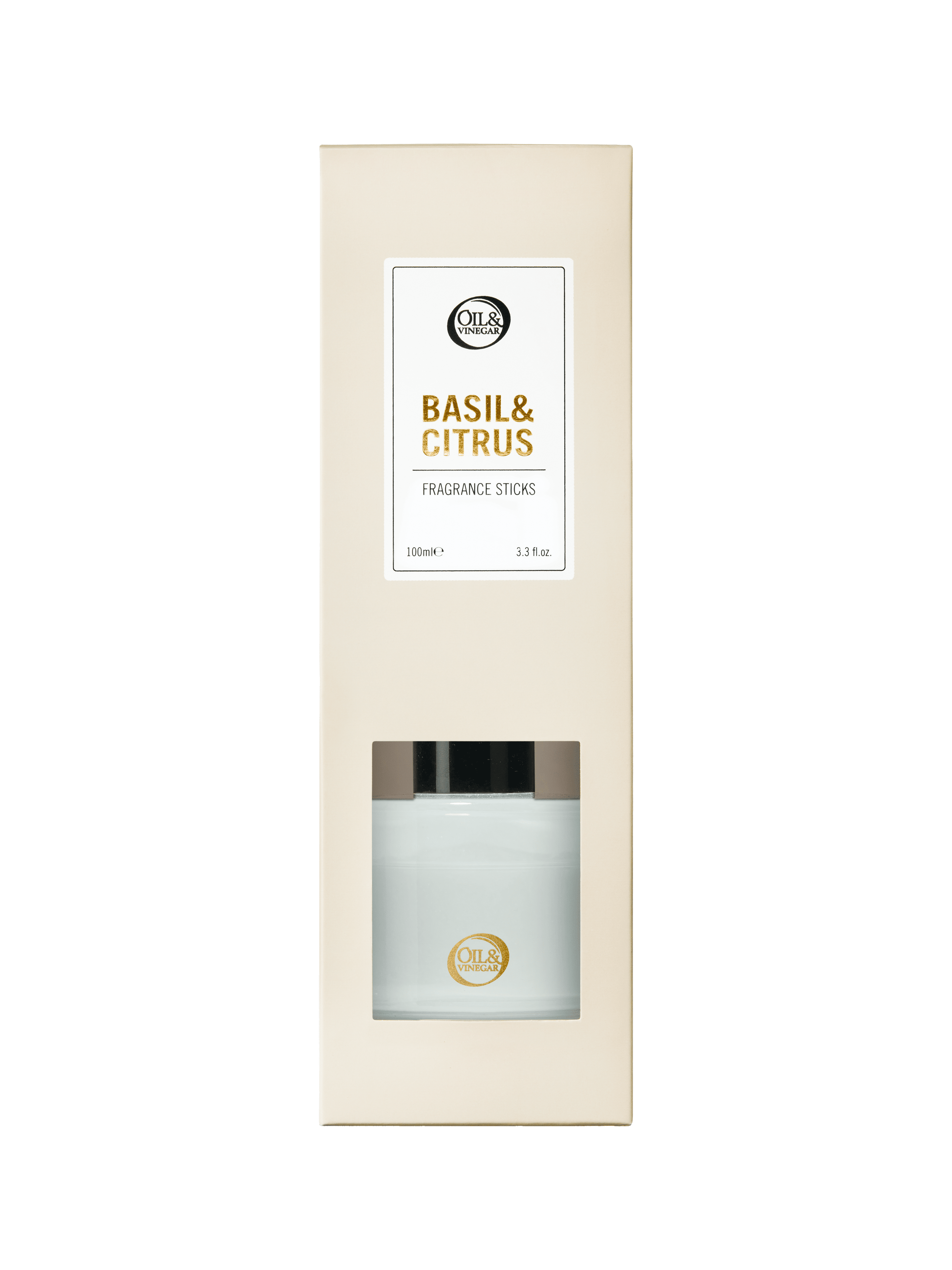 Geurstokjes Basil & Citrus - 100ml