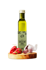 Extra Vierge Olijfolie met Knoflook-Chili - 250ml