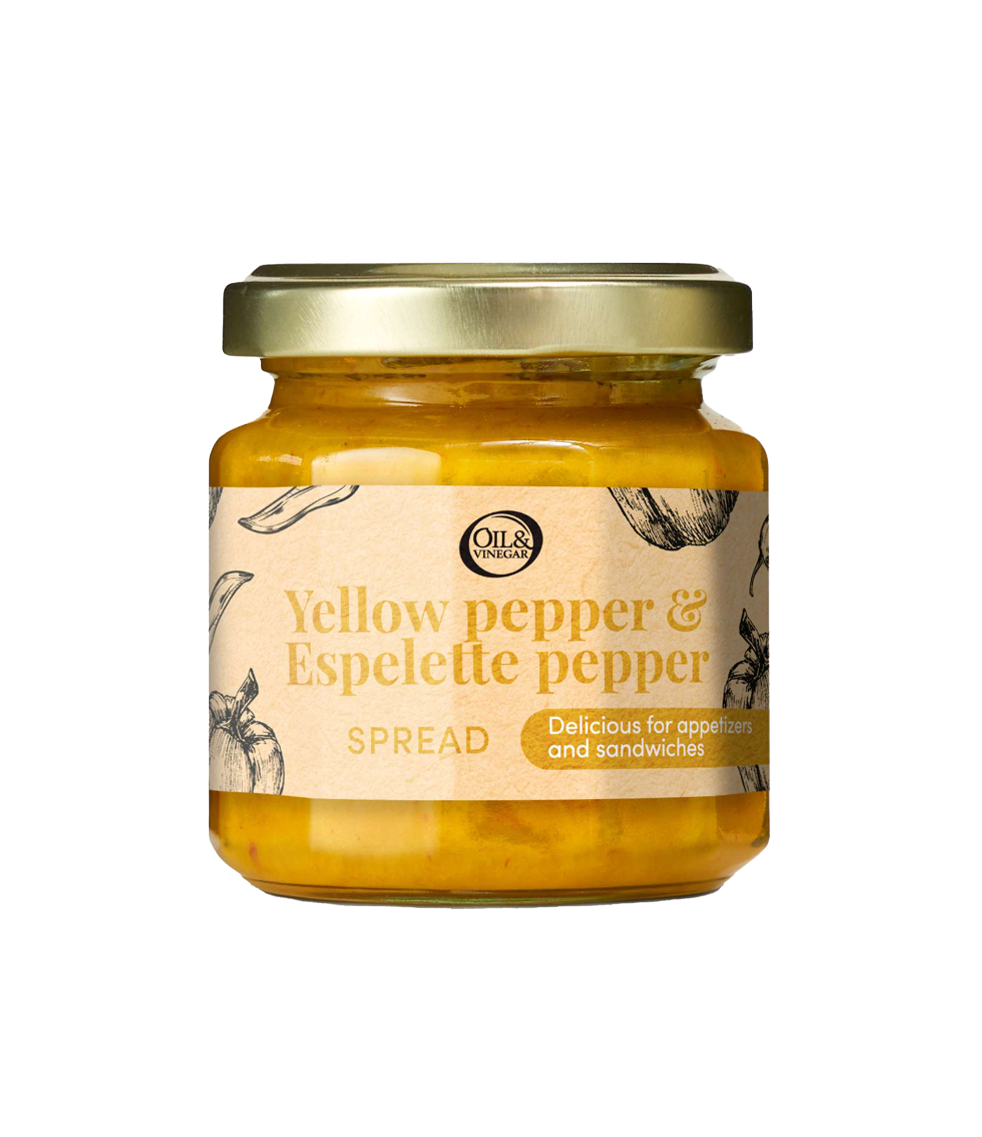 Tartinade aux Poivrons Jaunes & Piment d’Espelette - 100 g