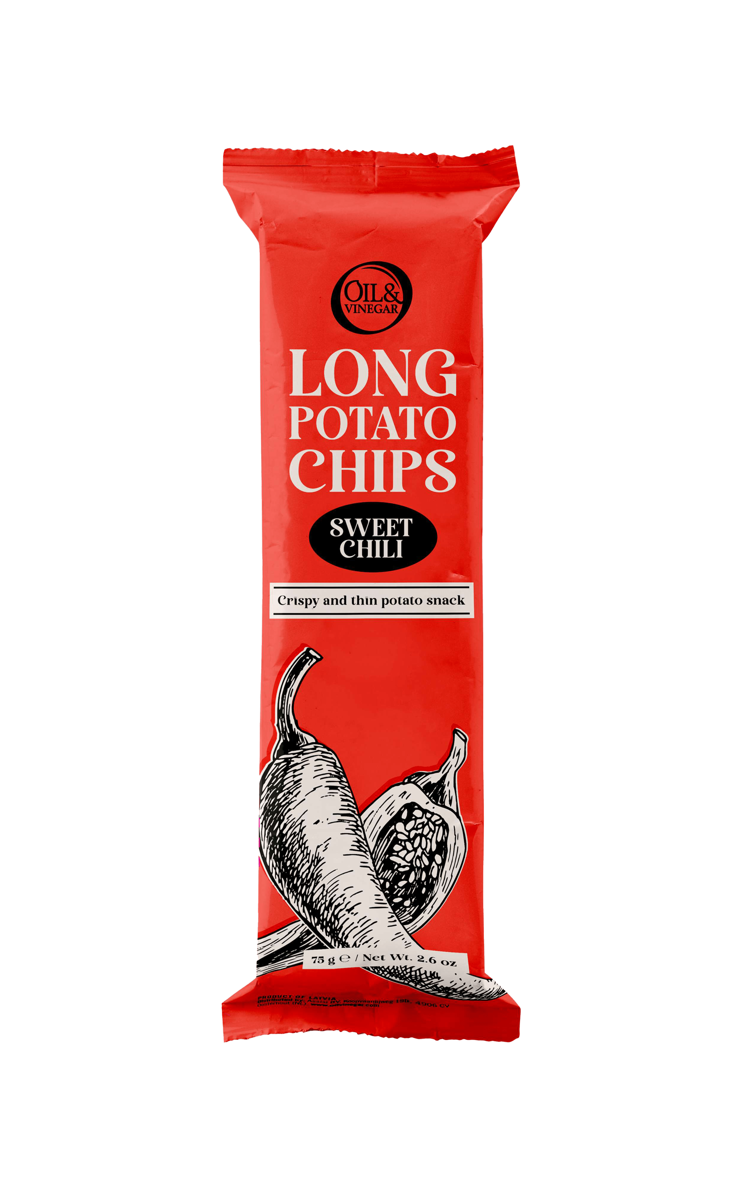 Chips Longues au Piment Doux - 75 g