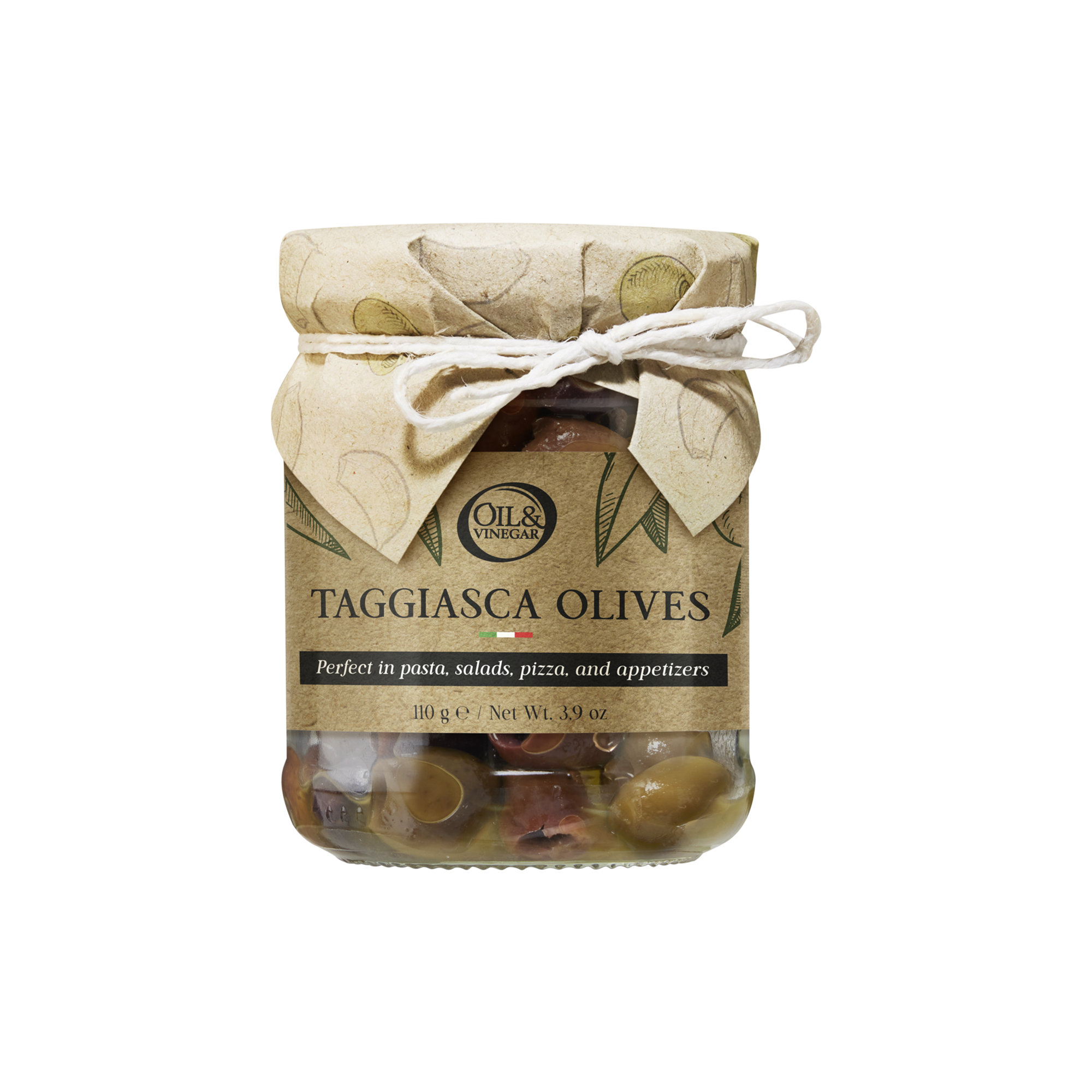 Olives Taggiasca dans l'huile d'olive extra vierge - 110g