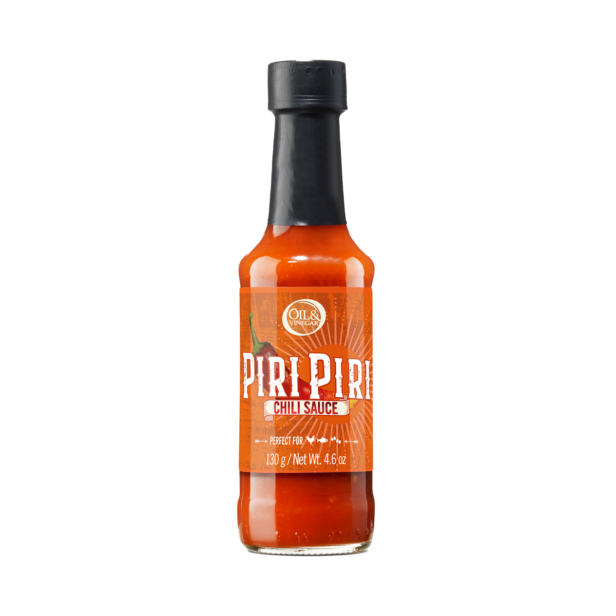 Piri Piri Saus met Hete Pepers - 130g