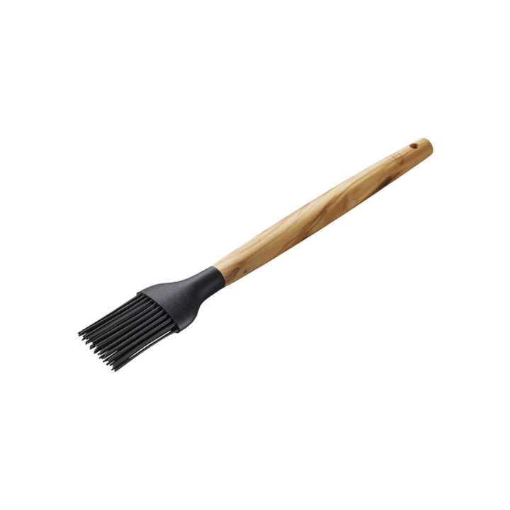 Olive wood silicone brush - 32x8.5cm