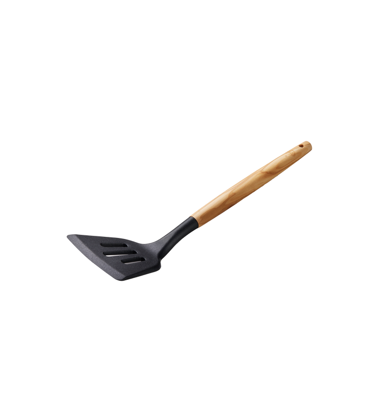 Olive wood silicone spatula - 32x8 cm