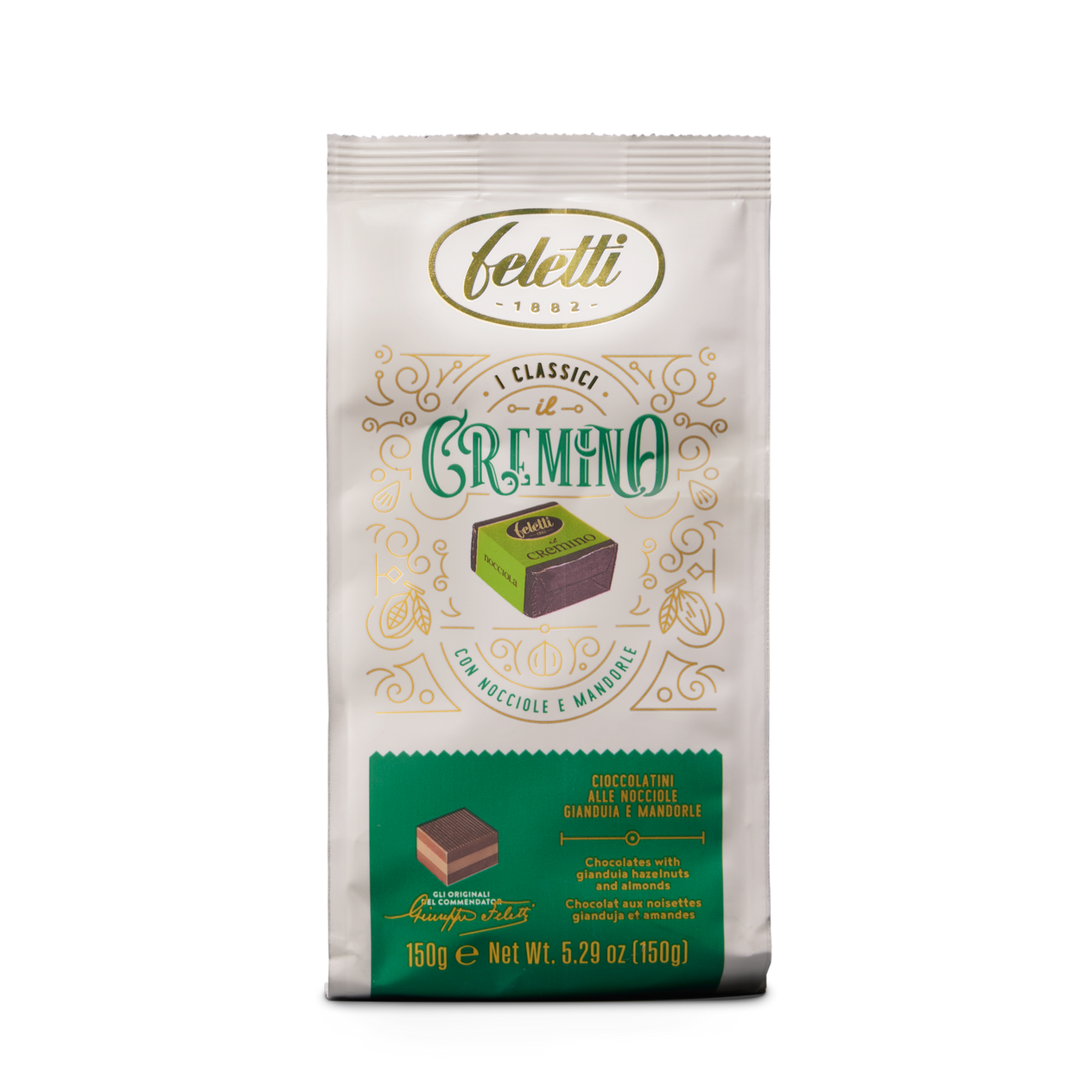 Chocolat italien feletti cremino noisette - 150 g