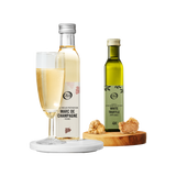 Vinaigre de Marc de champagne &amp; Huile d'olive extra vierge à la truffe blanche - 2x250ml