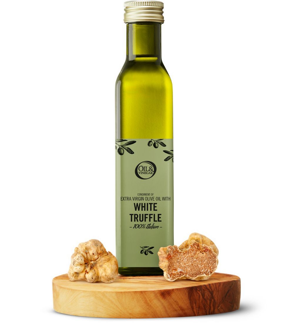 Huile d'olive extra vierge - truffe blanche d'Alba